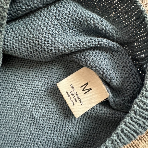 Story MFG. Spinning Patchwork Organic-cotton Sweater - Picture 9 of 10